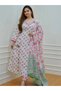 Pink Viscose Rayon Salwar Kameez Dupatta - ALV1400 | Pink-Size-M-38Inches