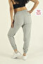 Women's Relaxed Fit Parachute Fabric Quick Dry Elasticated Leg Hem Sweatpants - 3