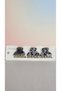 3-Piece Women's Hair Clip Set Leopard, Zebra and Marble Patterned Small Hairpins (4 cm) Hair Holder - 3