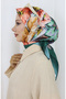 Digital Rayon Scarf 70298-06 Emerald Green - 2