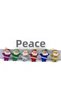 Santa Claus Christmas Pine Tree Ornament 6 Pieces 5 Cm Mixed Color Silvery Clothes White Beard New Year Ornament - 2