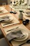 Natural Cotton Linen Placemat - Trivet - Napkin 35x45 6-Pack - 2