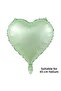 Retro Green Heart Foil Balloon 45 cm - 2