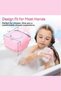 Silicone Brush Pouch with Shower Gel Chamber Multi-Purpose Body Cleaning Pouch Exfoliating Bath Loofah Dish - 5
