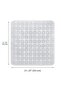 Square Massage Silicone Bath & Shower Anti-Slip & Bathtub Mat with Suction Cups54X54 cm S-150 - 4