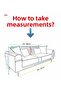 Sofa Cover Slipcover 3 Seater Sofa Cover Sofa Bed Cover Stretch Elastic - 3