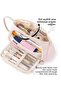 Kawaii Travel Large Capacity Oxford Cloth Multi-Compartment Large Size Pen Holder Pencil Case Gift - 2