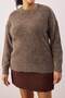 Wardrobe Essentials Mink Wool Blended Premium Yarn Knitwear Sweater Tbbaw26An00051 - 3