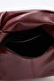 Bordo Kadın Mini Boy Oval Omuz Çanta TAKSS25OC00068 - 5