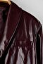 Bordo Kemerli Kruvaze Kapamalı Suni Deri Blazer Ceket TBBAW26AG00041 - 7