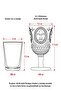 Acrylic Transparent 6-Piece Glass & Water Soft Drink Coffee Side Cup 450 ml (Not Glass) - 4