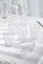 Acrylic Transparent 6-Piece Short Cup & Water Soft Drink Coffee Side Cup 400 ml (Not Glass) - 2