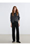 Esvab • Modern & Distinctive Women's Knitwear Pants with Waist Drawstring - 2