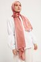 Hijab Women's Janjan Crinkle Evening Dress Shawl-Onion Shell- 70X190Cm - 2