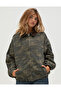 Camouflage Pattern Oversize Coat Jacket