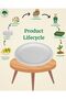 -100 pc of 9" Biodegradable Plates Eco-Friendly, Compostable & Durable Disposable Plates - 5