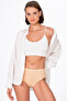 Women's Cotton Stretch Fabric Single Jersey High Waist Bato Panties |   Ten 6121