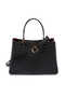 Black Genuine Leather Women's Crisscross Straps Bag - S25Y1Bc80150-D3H - 3