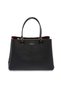 Black Genuine Leather Women's Crisscross Straps Bag - S25Y1Bc80150-D3H