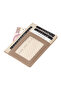 Beige Genuine Leather Unisex Credit Card Holder - S1Kk00001676-V6F - 2