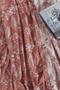 Mokka Bedspread Double Size Linen Look 3 Pieces (240X230 cm) Cinnamon - 3