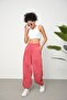 Women's Cupra Fabric Baggy Shalwar Trousers with Pockets - 6