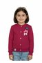 Girl's Cardigan with Lovely Bow Tie (Size 1 Recommend Your Large Green)