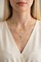 Women's Gold Harmony Combination Triple S Letter Necklace