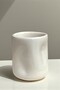 White Amorphous Cold Coffee Cup |   Handmade Ceramic Iced Coffee Mug – 300 ml