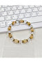 Original Citrine & Crystal Quartz Natural Stone Unisex Bracelet - 6
