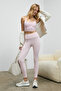 Vyneora women's flexible and soft textured pink tights