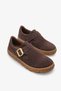 Tamia Women's Genuine Leather Casual Shoes Brown Suede - 4