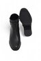 Women's Side Zipper Faux Leather Buckle Brown Boots - 4