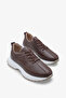 Galce Women's Wedge Sneaker Sports Shoes Brown - 2