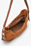 Nashira Women's Genuine Leather Daily Bag Brown Suede - 4