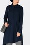 Asymmetric Cut Tunic with Pleat Detail 4706 - 4