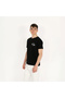 Slimfit SQL Baskılı Siyah Erkek T-Shirt - 5