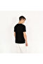 Slimfit SQL Baskılı Siyah Erkek T-Shirt - 4
