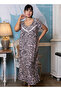 Night Dress Short Sleeves Animal Print