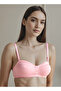 Floral Lace Textured Demi Bra