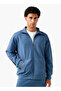 Men Regular Fit High Neck Sweatshirt