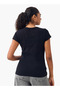 2-Pack Crew Neck Top With Cap Sleeves (Black/Black) - 4
