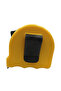 شريط قياس 10 متر × 25 ملم، رمز 298، أصفر اللون، مع قفل تلقائي، مقياس قياس متين - 2