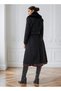 Regular Trench Coat with Detachable Faux Fur Collar - 3