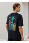 Squid Game Print T-shirt with Crew Neck and Short Sleeves - 3