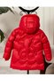 Baby Girl Hooded Zippered Puffer Coat 51351 - 2