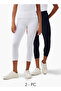 Set of 2 - Cropped Skinny Fit Leggings