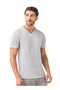 Set of 3 - Slim Fit V-neck T-shirt with Short Sleeves - 2
