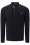 Men's Cotton Sweatshirt Set of 5 Black-Navy Blue-White-Burgundy-Anthracite V4009 - 2