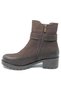 Dpoons Genuine Leather Non-Slip Sole Orthopedic Women's Boots Brown - 4